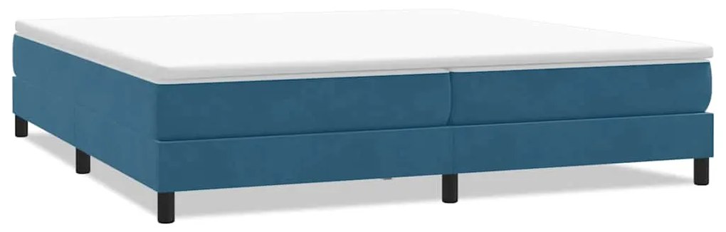 ΚΡΕΒΑΤΙ BOXSPRING ΧΩΡΙΣ ΣΤΡΩΜΑ ΣΚΟΥΡΟ ΜΠΛΕ 200X220 ΕΚ ΒΕΛΟΥΔΙΝΟ 3315847