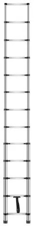 VEVOR Telescoping Ladder Stainless Steel Extension Step 12.5ft Portable Ladders