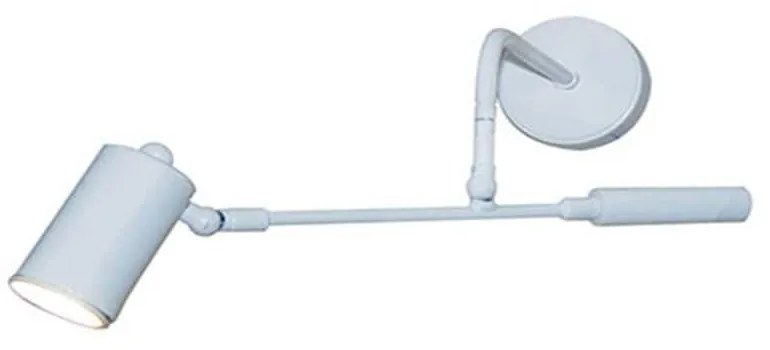Φωτιστικό Τοίχου - Απλίκα HL-3540-1 L 77-3915 Sherry White  Homelighting Metal