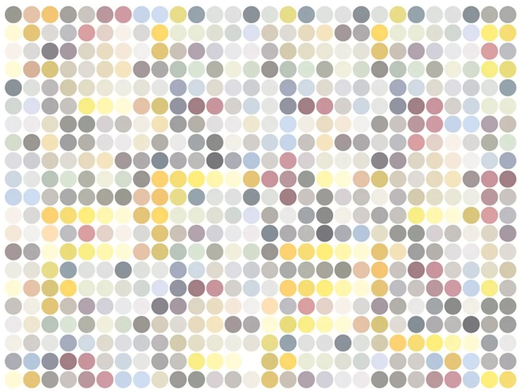 Φωτοταπετσαρία - Colored polka dots 200x154