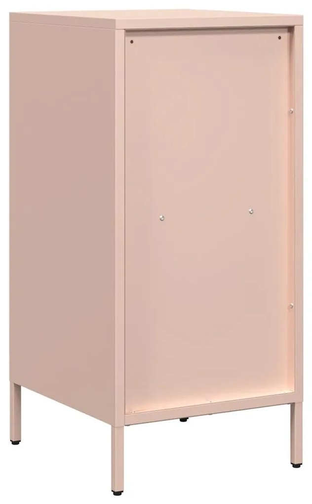 vidaXL Ντουλάπι Ροζ 35x39x73,5 εκ. από Χάλυβα Ψυχρής Έλασης