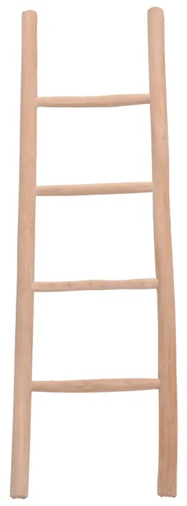 Σκάλα Morjeve pakoworld teak ξύλο σε φυσική απόχρωση 45x6x150εκ