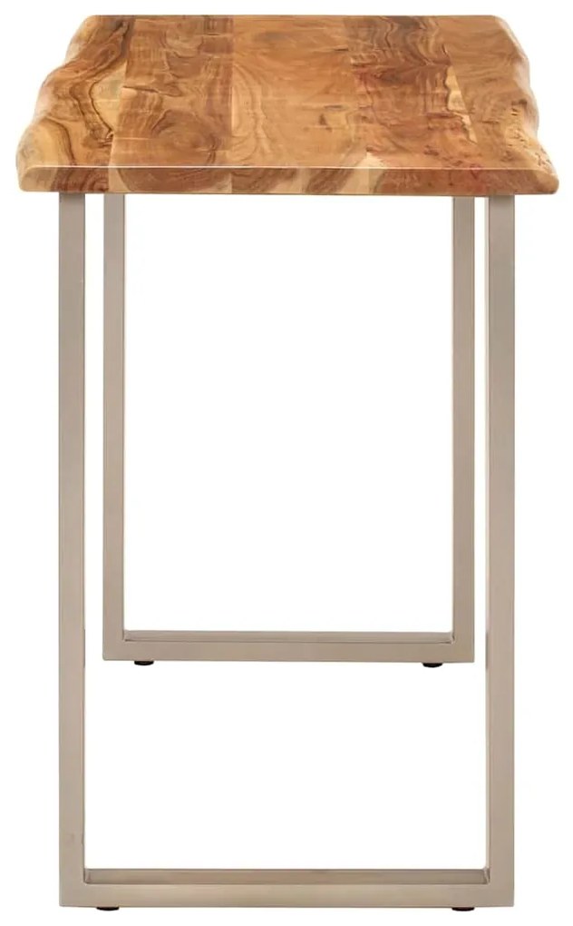 vidaXL Τραπεζαρία 110 x 50 x 76 εκ. από Μασίφ Ξύλο Ακακίας