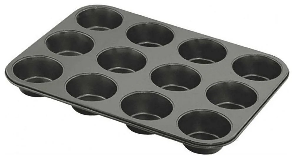 Φόρμα Cupcakes/Muffins 12 Θέσεων Αντικολλητική Classique 22102891 35cm Black Patisse Silicone