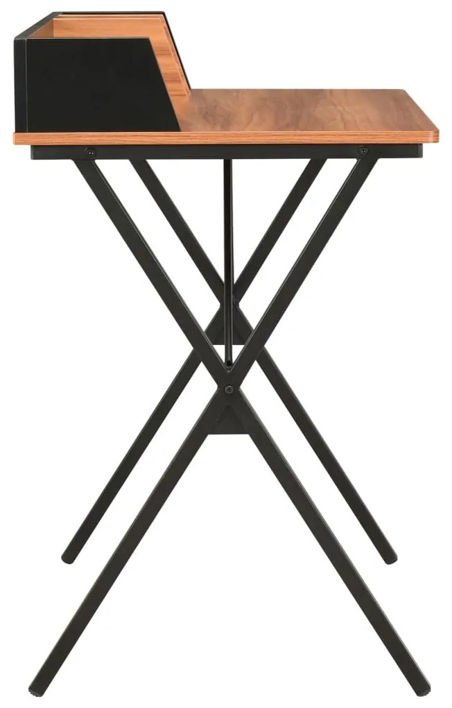 vidaXL Γραφείο Μαύρο / Καφέ 80 x 50 x 84 εκ.