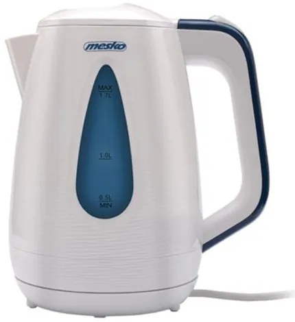 MESKO PLASTIC KETTLE 1,7L WHITE