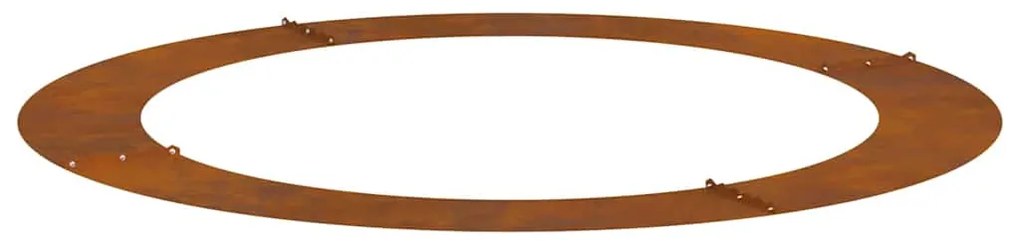 vidaXL Φλατ Δαχτυλίδια Δέντρων 5 pcs Καφέ Ø90 / 120 εκ.