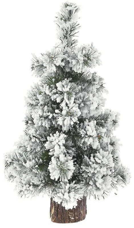 Χριστουγεννιάτικο Δεντράκι Χιονισμένο 80126 45cm White-Green