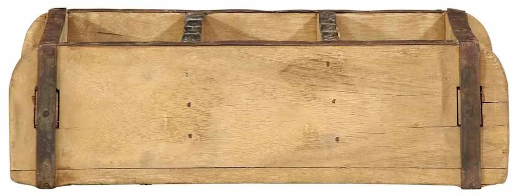 vidaXL Δίσκος με αποθήκευση 4 pcs Καφέ 30 x 14 x 9 εκ
