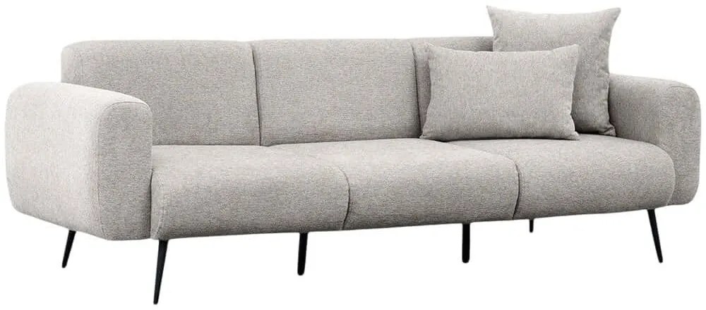 Καναπές Τριθέσιος Side 825BLC2882 235x82x77cm Light Grey