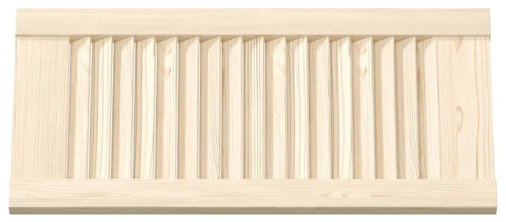 vidaXL Πορτάκια με Περσίδες 4 Τεμ. 61,5x29,5 εκ. από Μασίφ Ξύλο Πεύκου