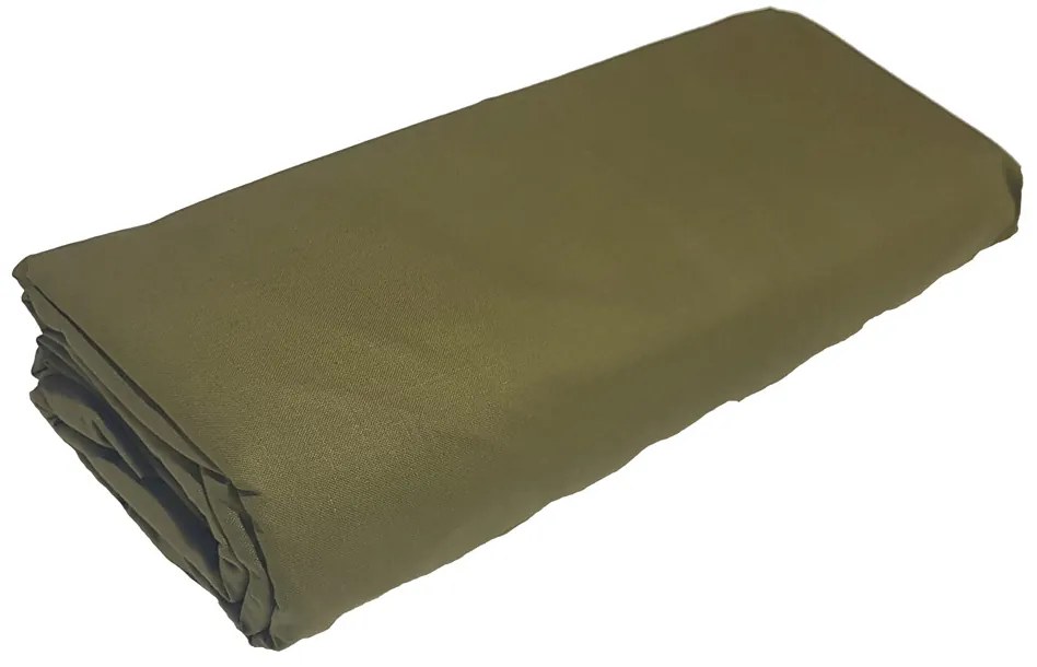 Σεντόνι ΚΟΜΒΟΣ Χακί μονόχρωμο Διπλό 200x240