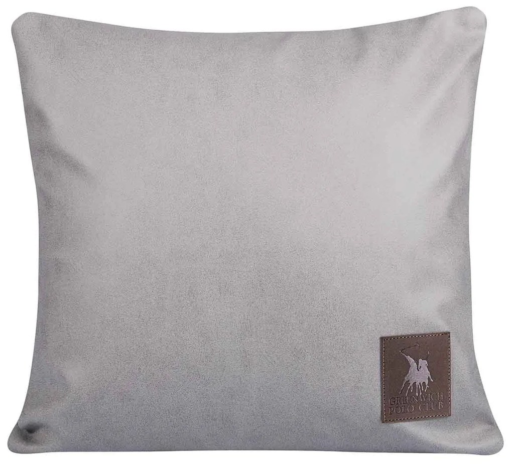 Αδιάβροχο Διακοσμητικό Μαξιλάρι (42x42) Greenwich Polo Club Premium 3926 L.Grey