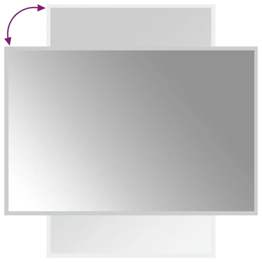 vidaXL Καθρέφτης Μπάνιου με LED 60x90 εκ.