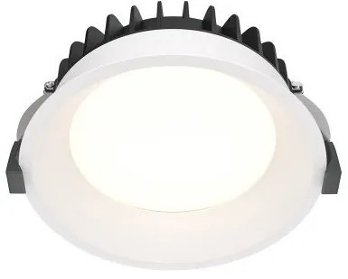 Χωνευτό Σποτ Φωτιστικό Μπάνιου LED 12W Λευκό ΙΡ44 Φ12cm Downlight 4000K Okno DL055-12W4K-W Maytoni DL055-12W4K-W
