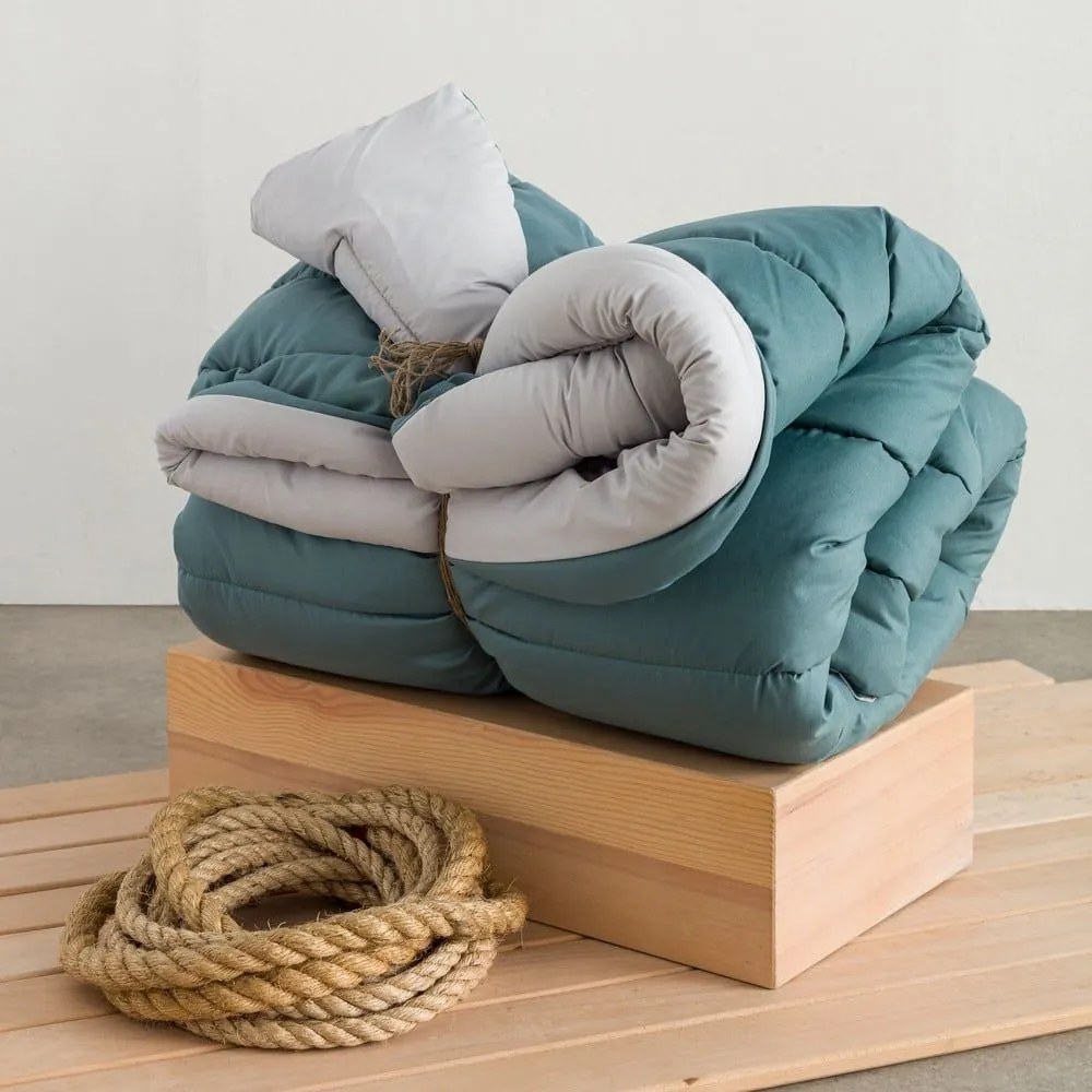 Πάπλωμα Micro-19 Petrol Vesta Υπέρδιπλo 220x230cm Microfiber