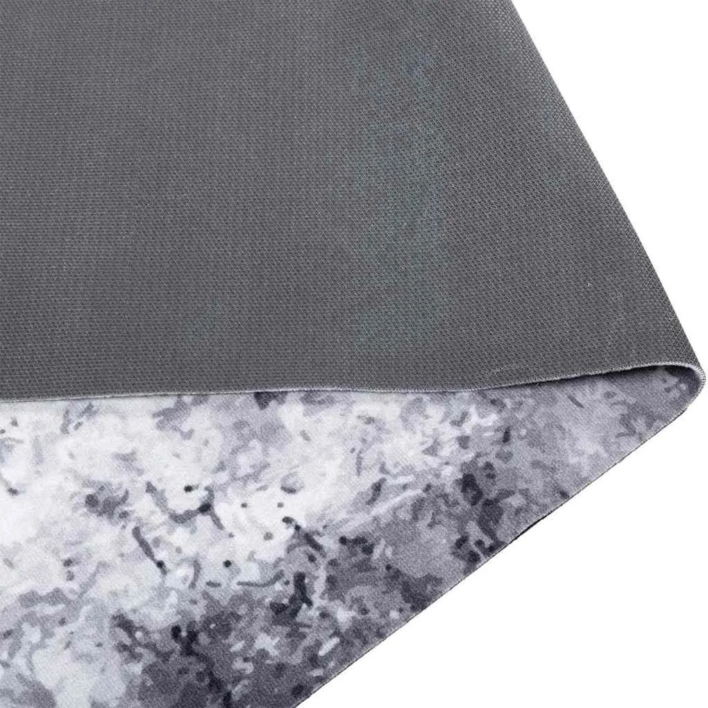 vidaXL Χαλί Κουζίνας Other Χοντρό τσιμέντο 45 x 150 cm Βελούδο