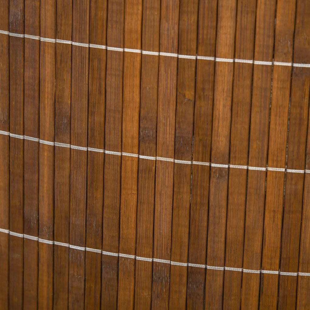 HOMCOM Καλάθι Απλυτων, Δοχείο Απλυτων, Χωρητικότητα 55L, Αφαιρούμενο Καπάκι, 38 cm x 38 cm x 57cm, Καφέ