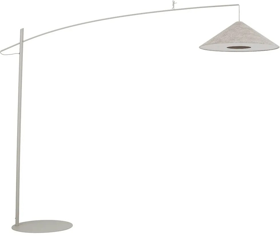 Φωτιστικό Δαπέδου Poise A 11686 72-203x260x240cm 25W 1xE27 Beige-Grey Nowodvorski