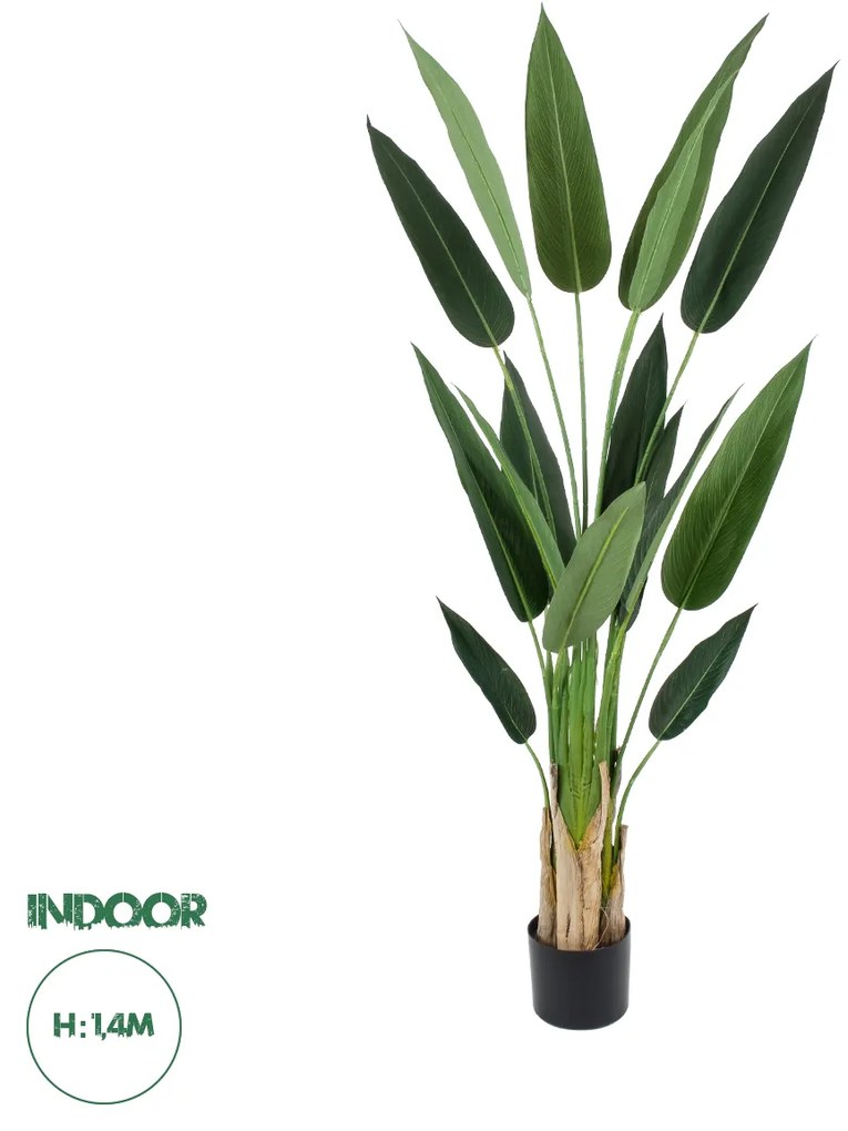 Artificial Garden STRELITZIA 20029 Τεχνητό Διακοσμητικό Φυτό  Στρελίτσια - Πουλί του Παραδείσου Υ140cm