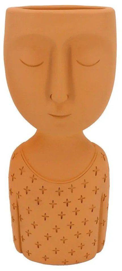 Κασπώ Skeptical 1 10,8x8,7xH25,6cm Terracotta Polyresin