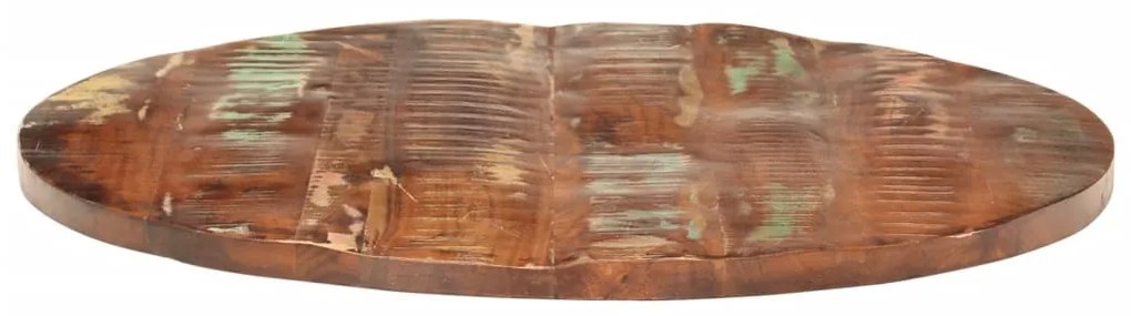 vidaXL Επιφάνεια Τραπεζιού Στρογγυλή Ø90x3,8εκ Μασίφ Ανακυκλωμένο Ξύλο