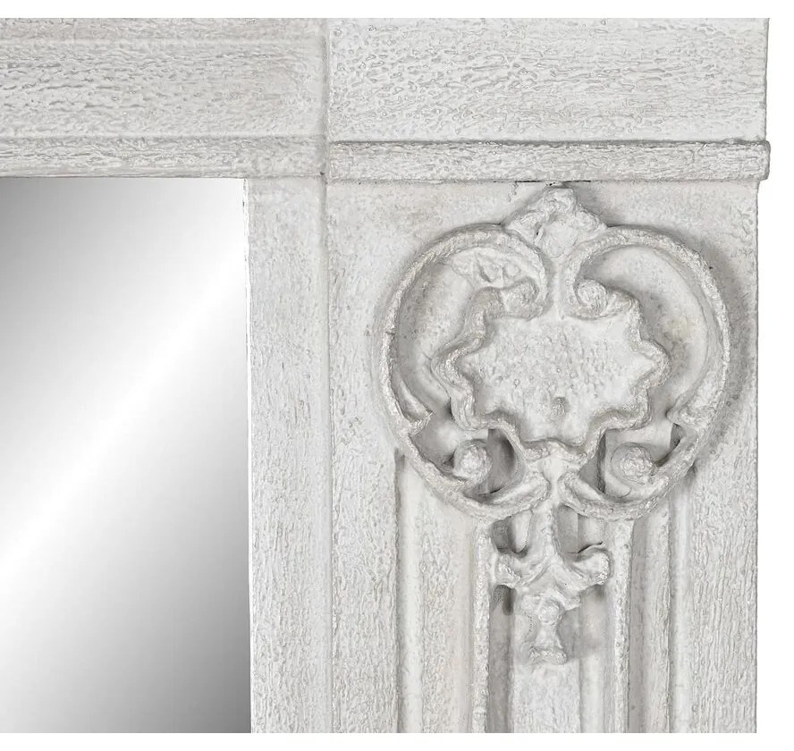 Τοίχο καθρέφτη DKD Home Decor Γκρι Ρομαντικό 133 x 8,5 x 167 cm