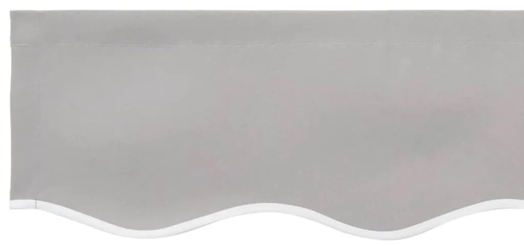 vidaXL Ύφασμα αντικατάστασης τέντας Ανοιχτό γκρι 330 x 245 εκ.