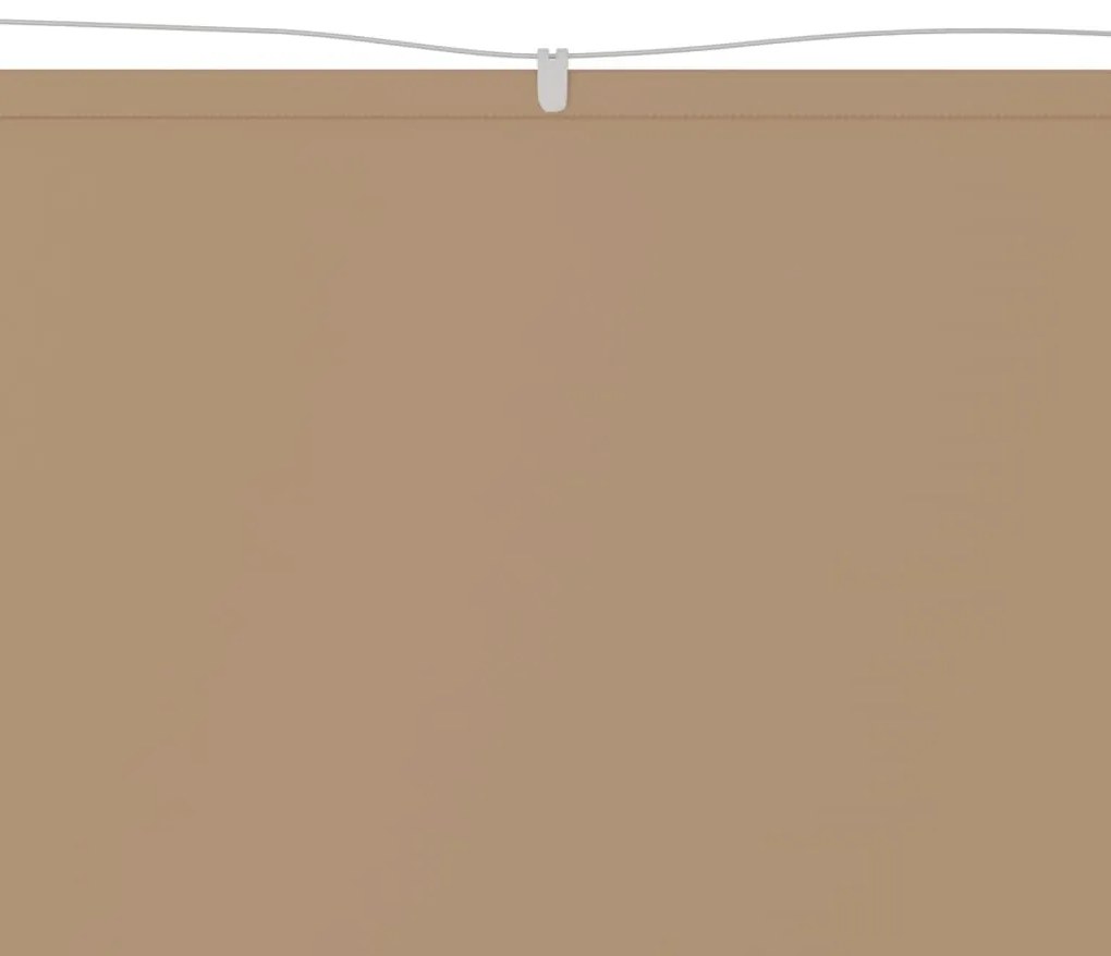vidaXL Τέντα Κάθετη Taupe 300 x 360 εκ. από Ύφασμα Oxford