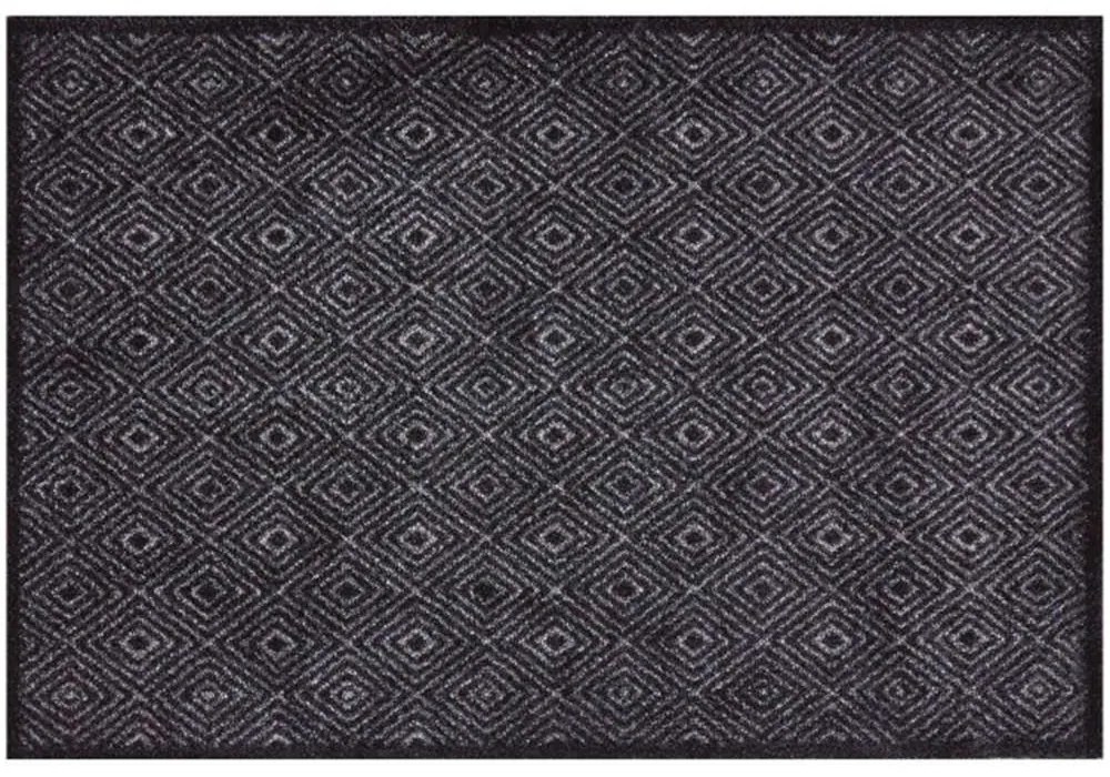 Πατάκι Εισόδου Soft &amp; Deco 625 Diamond 50X70cm Anthracite Sdim 50Χ70