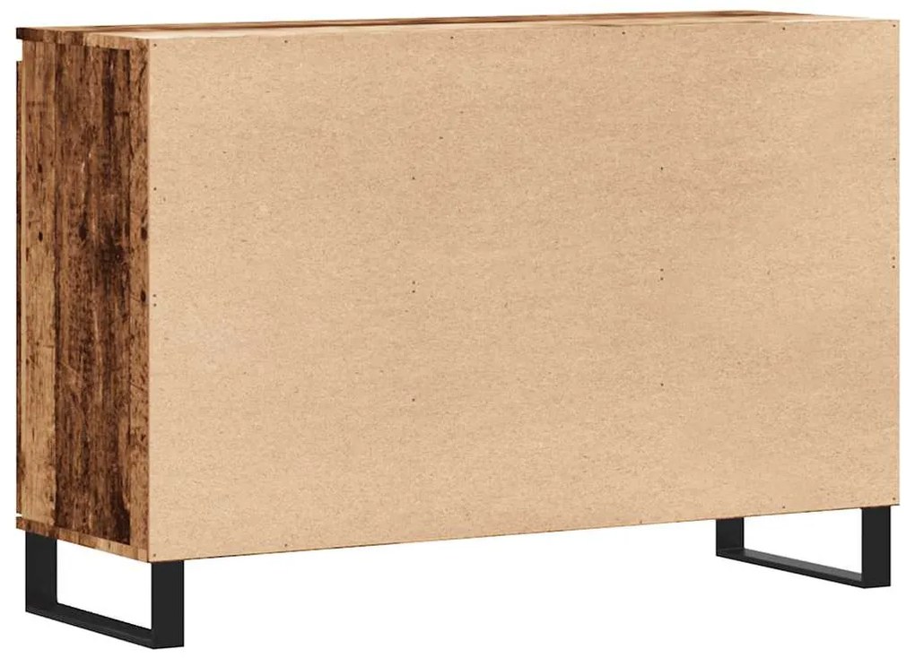 vidaXL Μπουφές Παλιό ξύλο 101,5 x 35 x 70 εκ. από Επεξεργασμένο Ξύλο