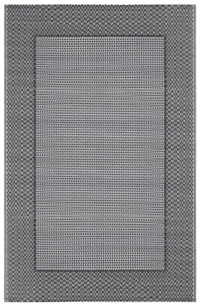vidaXL Χαλί εξωτερικού χώρου ARAKIL γκρι 190x290 cm PP