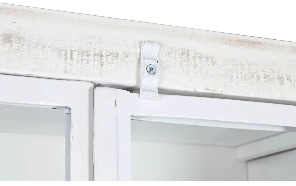 Ράφια DKD Home Decor Λευκό Μαύρο Μέταλλο Ξύλο από Μάνγκο 170 x 45 x 200 cm