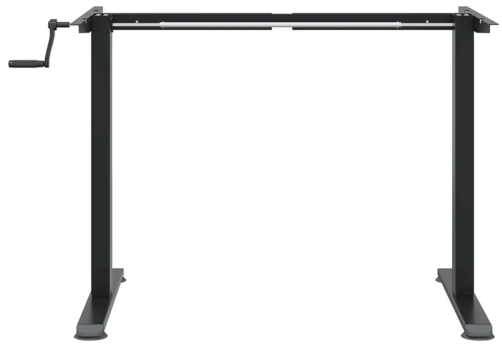 vidaXL Σκελετός Όρθιου Γραφείου Μαύρος (94-135)x60x(70-114) εκ. Ατσάλι