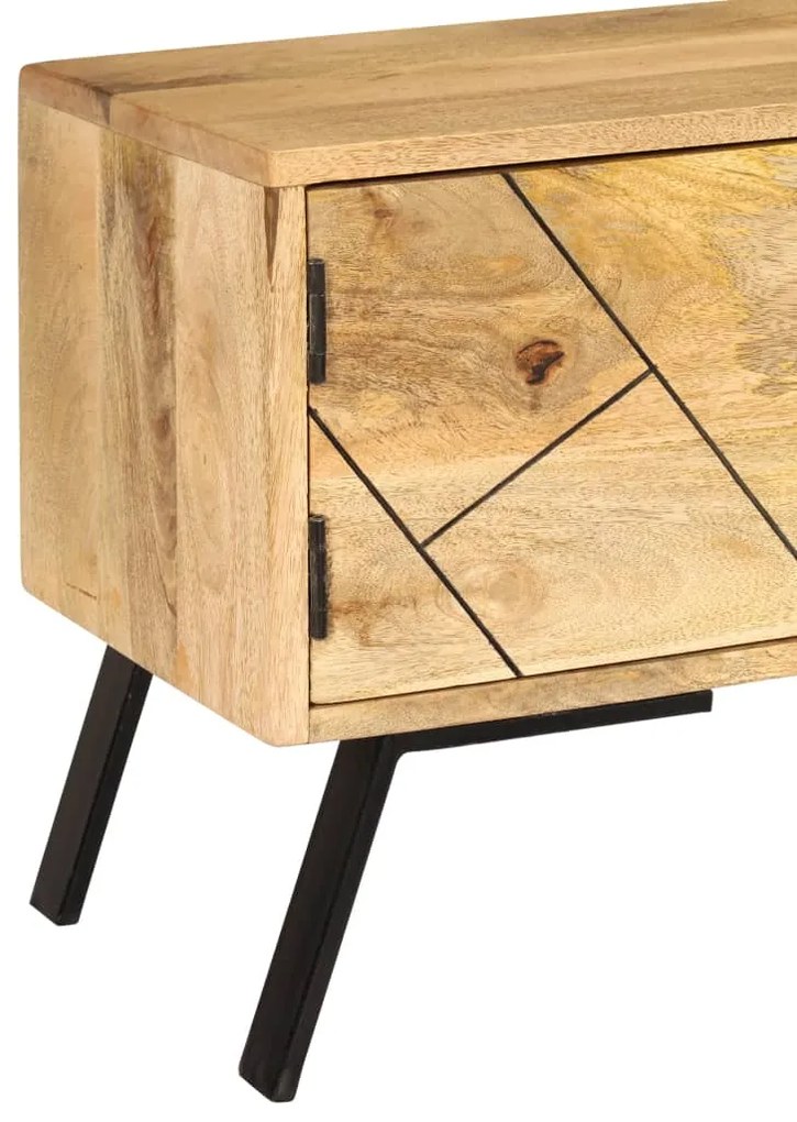 vidaXL Έπιπλο Τηλεόρασης 140 x 30 x 40 εκ. από Μασίφ Ξύλο Μάνγκο