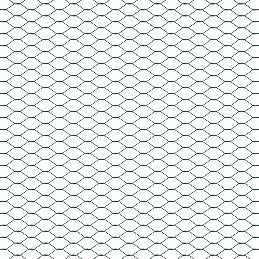 vidaXL Φράχτης Εξαγώνου Πράσινο 1000 x 160 x 0.07 εκ