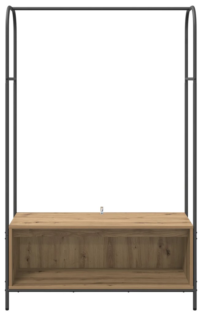 vidaXL Ράφι Ρούχων Καρυδιά 100x44x160 εκ.