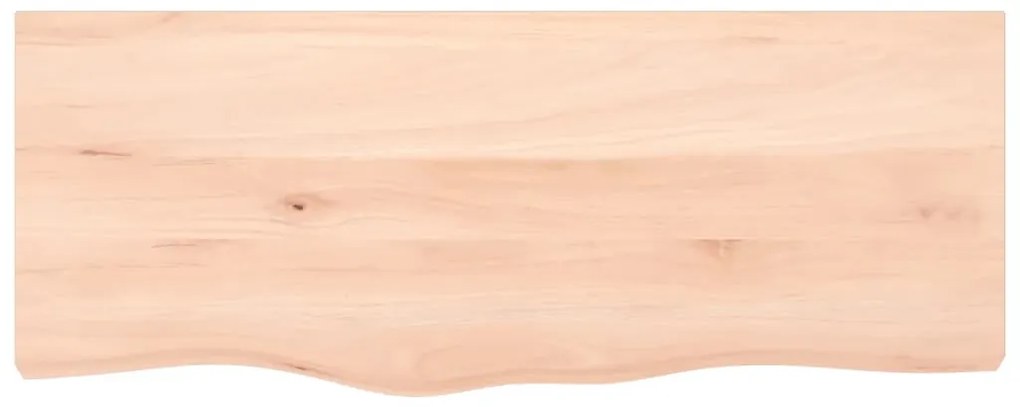 vidaXL Ράφι Τοίχου 100x40x(2-6) εκ. από Ακατέργαστο Μασίφ Ξύλο Δρυός