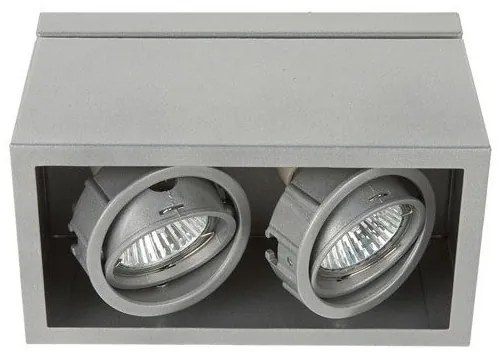 Σποτ - φωτιστικό διπλό MINI BILL Dublu αλουμινίου κινητό KT Lighting-73250/2-03-Μαύρο 73250/2-03