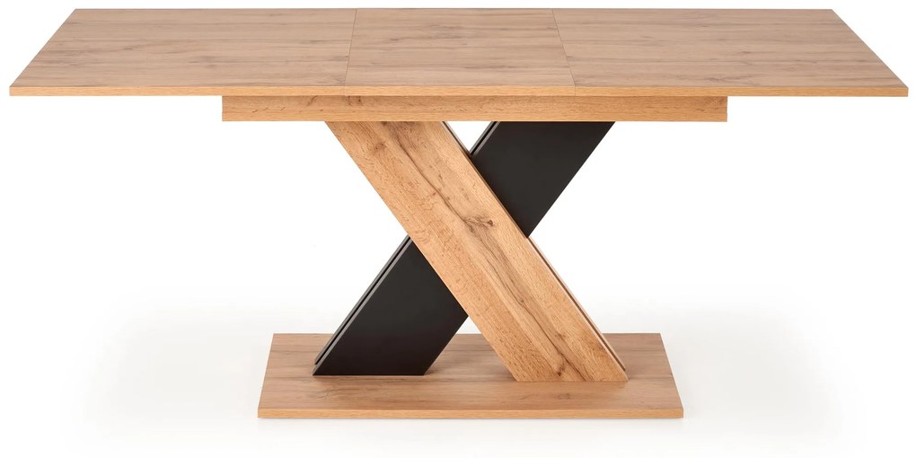 XARELTO table votan oak/black DIOMMI V-PL-XARELTO-ST-WOTAN/CZARNY