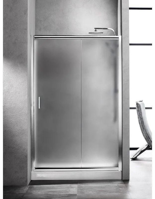 Sanitec AW100F Διαχωριστικό Ντουζιέρας με Ανοιγόμενη Πόρτα Frosted 100x180cm
