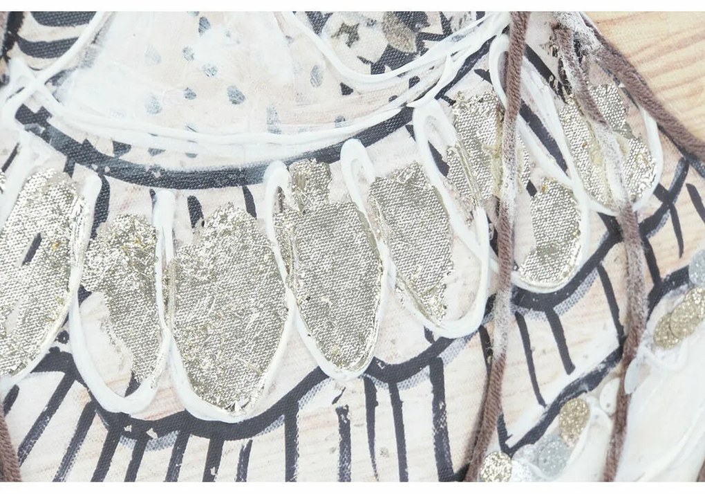 Καμβάς DKD Home Decor Τζίντζερ Καμβάς 60 x 3,7 x 120 cm