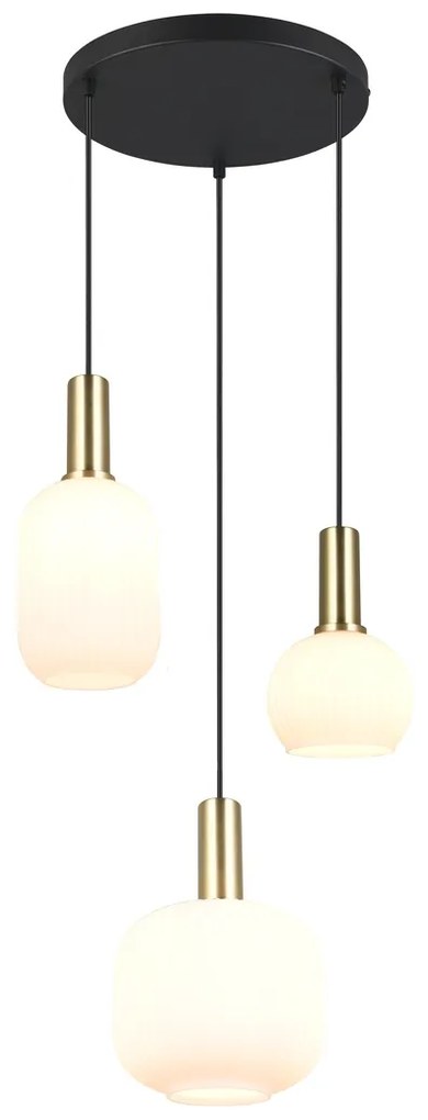 Φωτιστικό Κρεμαστό Trio Lighting DIVA 319830308 Ορειχαλκωμένο Ματ (Brass Mat)