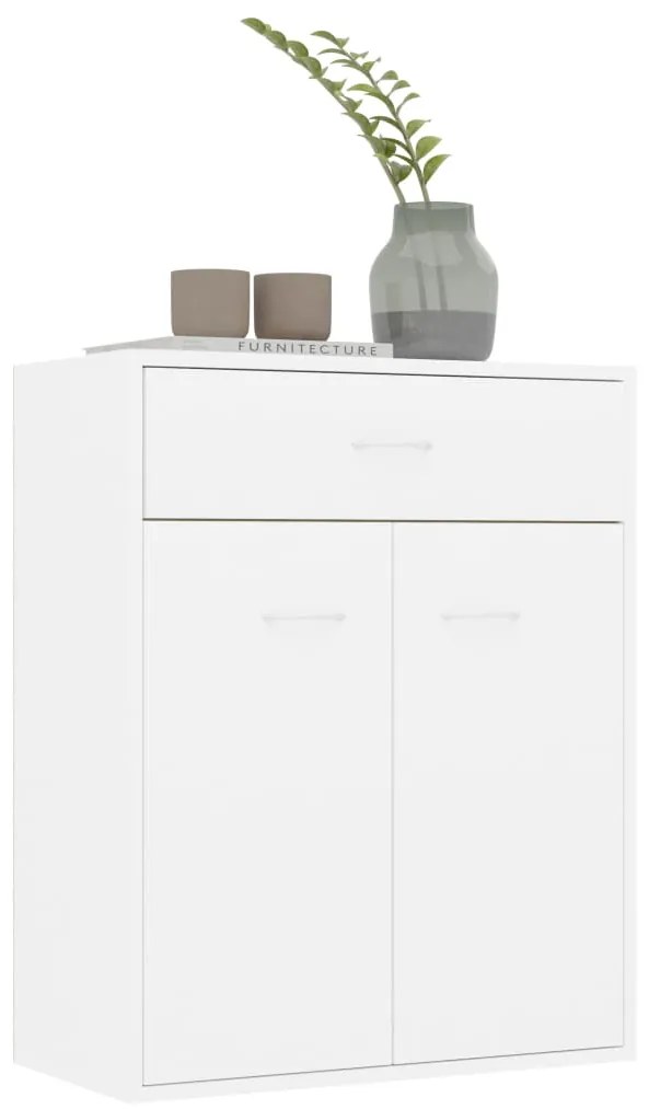 vidaXL Ντουλάπι Λευκό 60 x 30 x 75 εκ. από Επεξεργασμένο Ξύλο
