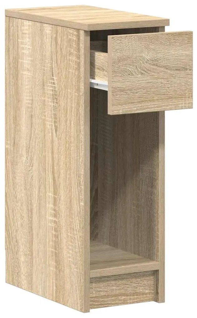 vidaXL Κομοδίνο με συρτάρι Sonoma Δρυς 20x36x60 εκ.