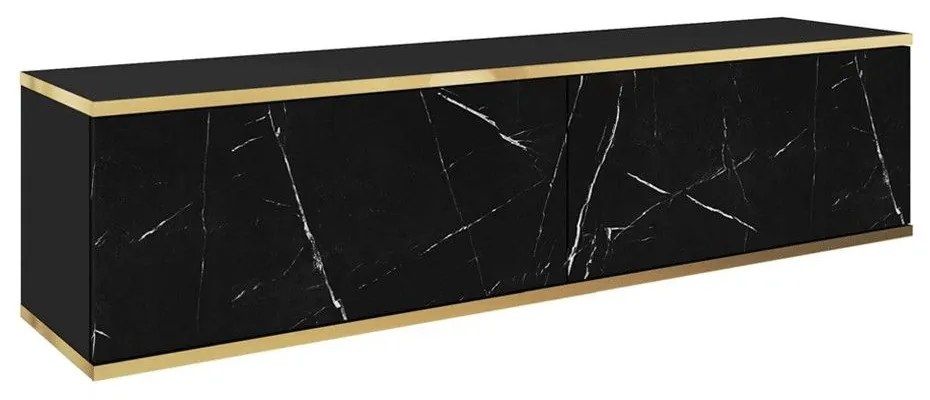 Έπιπλο Τηλεόρασης Κρεμαστό Oro P_ORO_STVm 135x30x32cm Marble Anthracite