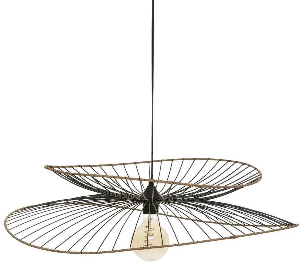 Φωτιστικό Οροφής Atmosphera Alara 40W Μαύρο (Ø 69,5 x 17,5 cm)