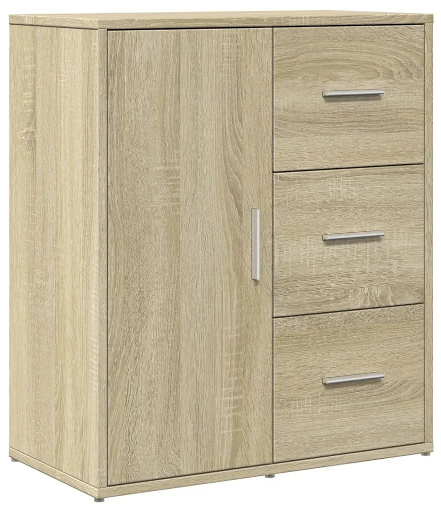 vidaXL Βοηθητικά Ντουλάπια 2 τεμ. Sonoma Δρυς 60x31x70 εκ. Επεξ. Ξύλο