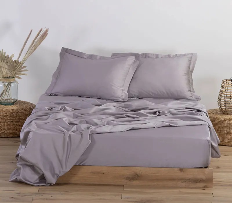 Σεντόνι Υπέρδιπλο Βαμβακοσατέν Elements Grey 240x270 - Nef-Nef Homeware