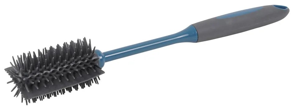 Βούρτσα Καθαρισμού Μπουκαλιών Σιλικόνης 26cm L-C Anthracite/Bleu MEN086BP